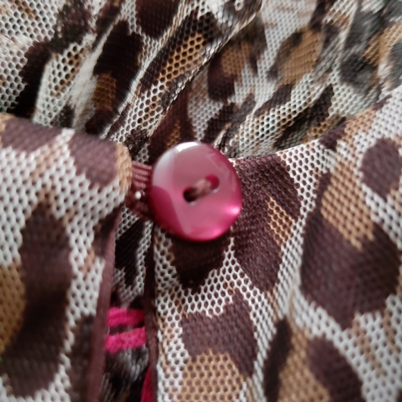 Emily West Brown Print Sleeveless Dress Size 7/8 - Picture 5 of 8